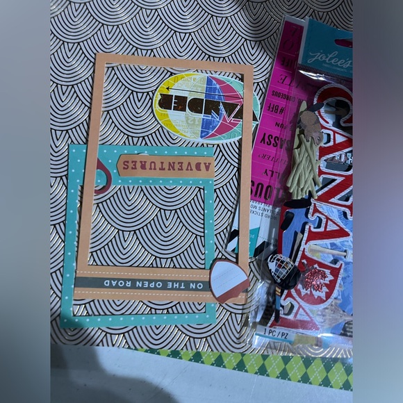 SCRAPBOOK MATERIAL LOT - Picture 4 of 5